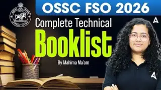 OSSC FSO 2026 | Complete Technical Paper Booklist | By Mahima maam