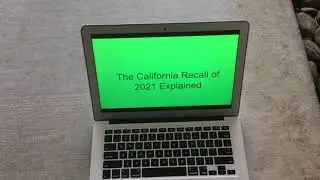 A Basic Explanation of The 2021 CA recall Election