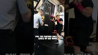 The partner drill that levels up your bag work #boxing #boxingcoach #fyp #foryou