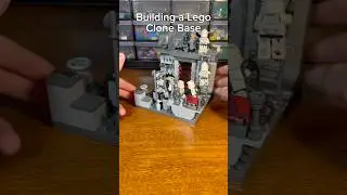 Building a Lego Clone Base Timelapse #lego #legostarwars #legoclonewars #legomoc #legoaddict #legos