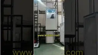 WIZ LIFT agent tested wheelchair lift platform in our factory!