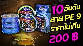 10อันดับสายPEถัก9ราคาไม่เกิน200บาท