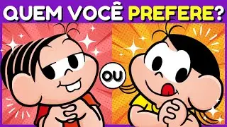 BATALHA DE PERSONAGENS TURMA DA MÔNICA | Quem Você Prefere? | Planeta Quiz