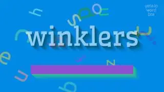 ВИНКЛЕРЫ &ndash; КАК СКАЗАТЬ ВИНКЛЕРЫ?  #винклеры (WINKLERS - HOW TO SAY WINKLERS? #winkler