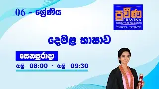 6 ශ්‍රේණිය - දෙමළ - Class 01 | Grade 6 Tamil | #PravinaEducation #Grade6Tamil