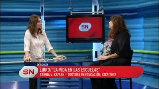 Entrevista a Carina Kaplan presentando su libro 