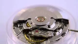 Cloned ETA 2824-2 Automatic Watch Movement with Rhodium Perlage finish