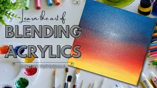 Guide to Blending Acrylics with Makeup Brushes!
