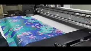 16 Ricoh Head  Direct to Fabric Belt Printing machine Digital Printer
