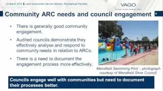 Local Government Service Delivery: Recreational Facilities