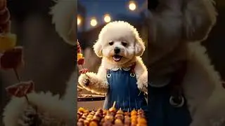 Cute White Dog and Goat  Story video  #goat #animals #dog