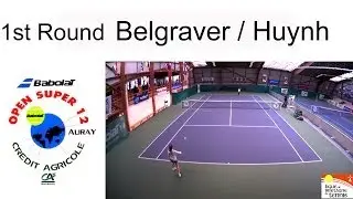 Victory of Belgraver (NED) over  Huynh (FRA) 7/6-6/2- Open Super 12 Auray Tennis- Girls 1st Round