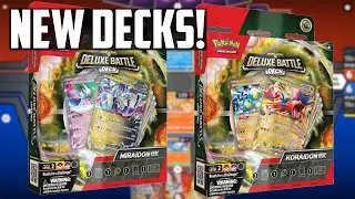*NEW* Pokemon TCG ex Deluxe Battle Decks REVEALED! - Miraidon ex and Koraidon ex! - Worth it?