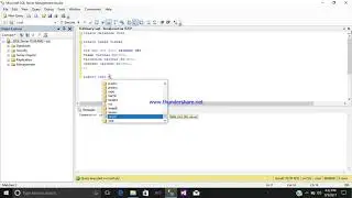 HOW TO CREATE DATABASE USING SQL SERVER MANAGEMENT STUDIO
