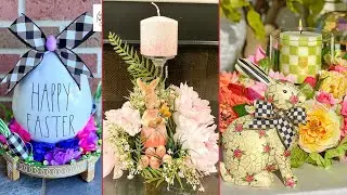 Easter CandleHoler Doller Tree Diy Ideas/Easter Crafts Ideas 2022