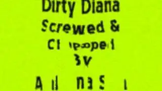 Dirty Diana Screwed & Chopped By Alabama Slim