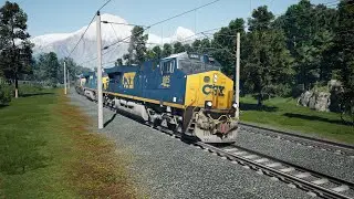 Train Sim World 4 - CSX ES44 And AC4400CW Manifest