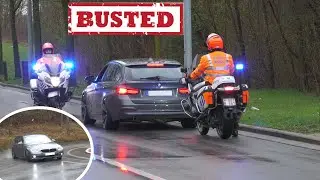 Tuner cars leaving a Carshow | POLICE | Heaven On Wheels 2023 #2