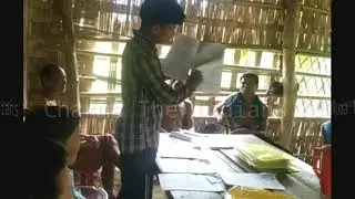 Chakma in Hailakandi district organised a review meeting on the progress regarding their demands