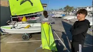 MONTAJE  Y DESMONTAJE DE VELA LIGERA RS