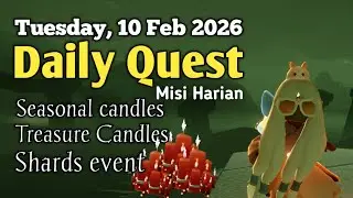 Sky Daily Quest today - Golden Wasteland 10 feb 2026 | Sky Children of the Light | Sandwichies Ch