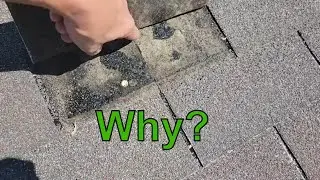 Why roof shingles have granules on them.