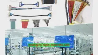 Cablaggio cavi personalizzato Produttori di scale per cavi in alluminio LVDS Display Panel Interface