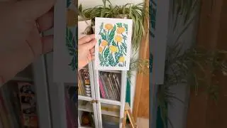 Процесс печати линогравюры &laquo;Одуванчик&raquo;