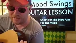 How To Play Mood Swings Pop Smoke Lil Tjay // easy guitar tutorial beginner lesson easy chords
