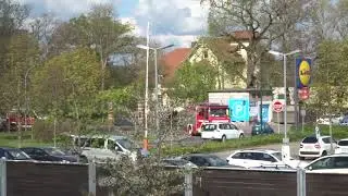 Alarmfahrt L&ouml;schzug Freiwillige Feuerwehr Markkleeberg