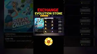 EXCHANGE EVOLUTION STONE AND BLUEPRINT 💯 #freefirenewevent #ffneweventtoday #shorts