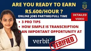 Work From Home Jobs 2021 | Earn Rs 600 per hour | Online Jobs Part Time/ Full Time
