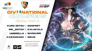 IESF WEC CIV National Qualifiers 🇨🇮 Tekken 7 Final Top 8 🎮🥊