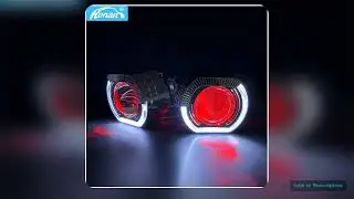RONAN 25 VER 81 BiXenon Projector Lens H1 Car Headlight for X5 BM Sport LED Square Angel Eyes DRL