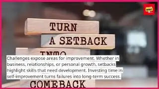 How to Turn Setbacks Into Opportunities