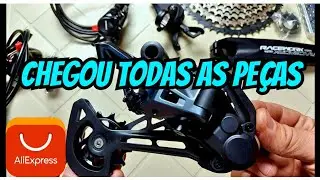 UNBOXING PEÇAS DE BIKE COMPRADAS NO ALIEXPRESS