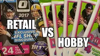 2017 Optic Football Retail vs Hobby