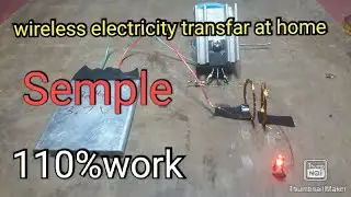 how to make wireless power transfer #wirelesspowertransferproject #technicalWorld