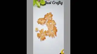 Unique Craft Ideas ll DIY Origami ll Paper Cutting  Sun Flowers# Short #Youtubeshort