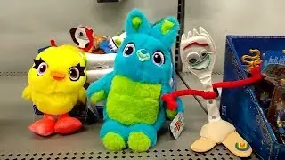 Toy Story 4 Ducky and Bunny, and Forky plushies - New characters
