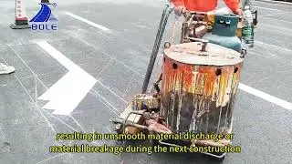 Why You Must Clean Thermoplastic Marking Machines After Use | #BOLEPaint #RoadMarking