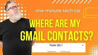 Where are my contacts stored in Gmail?