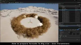 Tornado Generator - Niagara Fluids - Big Size | Unreal Engine 5.3+