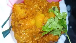 పోరోటా రోటి చపాతీ బిర్యానీ లోకి అదిరిపోయే potato curry |Restaurant style potato curry | rishinani 