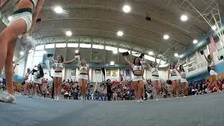 Portland State University Cheerlead Exhibition 9-29-2018