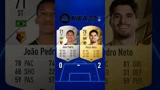 Jo&atilde;o Pedro Vs Pedro Neto FIFA Evolution #fc26#eafc25 #fifa #football #fc25 #fifacards