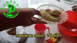 cara membuat UMPAN IKAN NILA terbaru..#umpan #ikan #nila