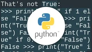 Python Boolean Values