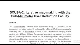 SCUBA 2 iterative map making with the Sub Millimetre User Reduction Facility