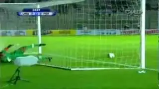 Tapad&oacute;n del arquero Angelo Campos de la Sub-20 del Per&uacute;